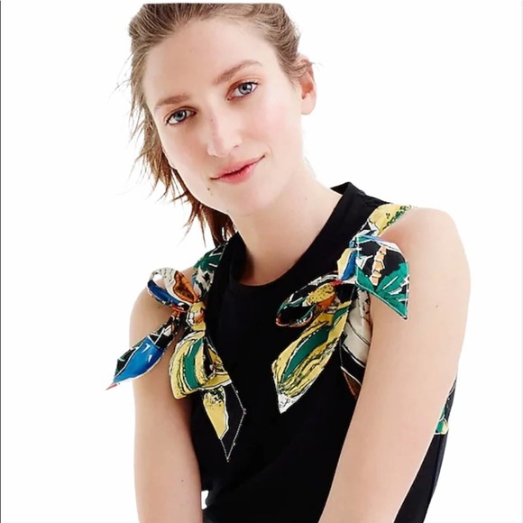 J. Crew Bow Shoulder Top - Picture 2 of 13